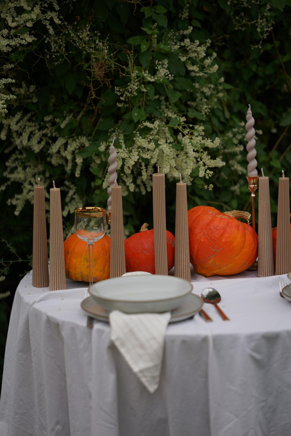 Ribbed candle Aria | Soy candle