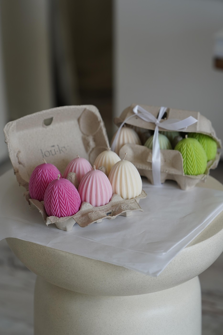 Easter set | Easter egg candles