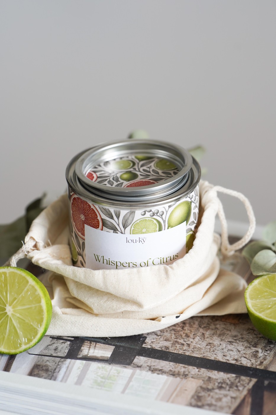 Whispers of citrus | Fragrant soy candle