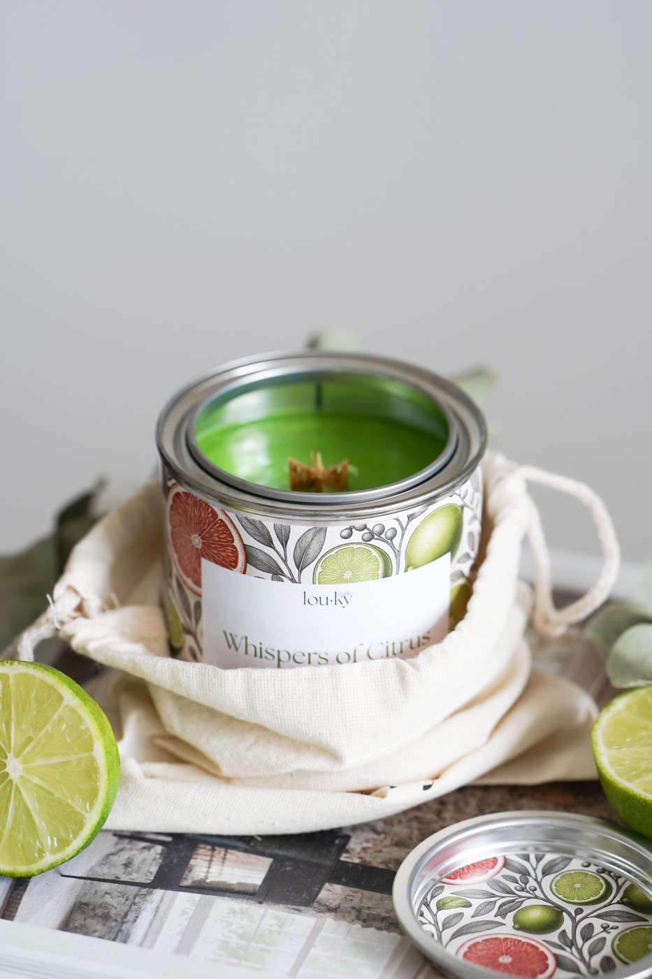 Whispers of citrus | Fragrant soy candle