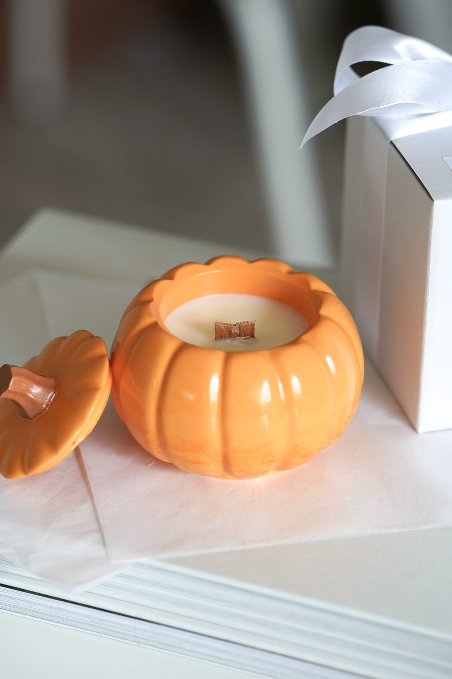 Pumpkin Glow | Scented Soy Candle – fotografie 8