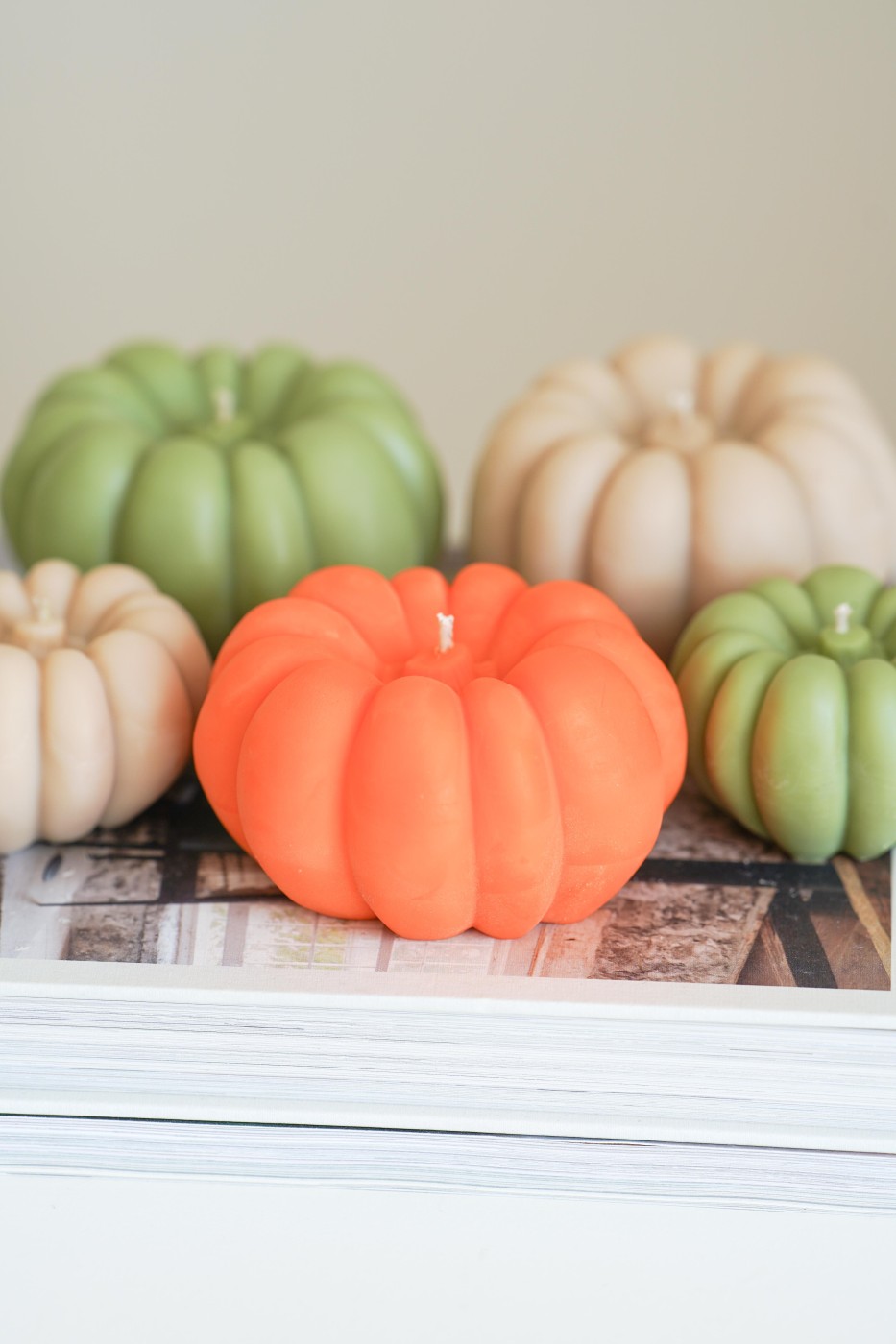 Decorative pumpkin | Soy decorative candle