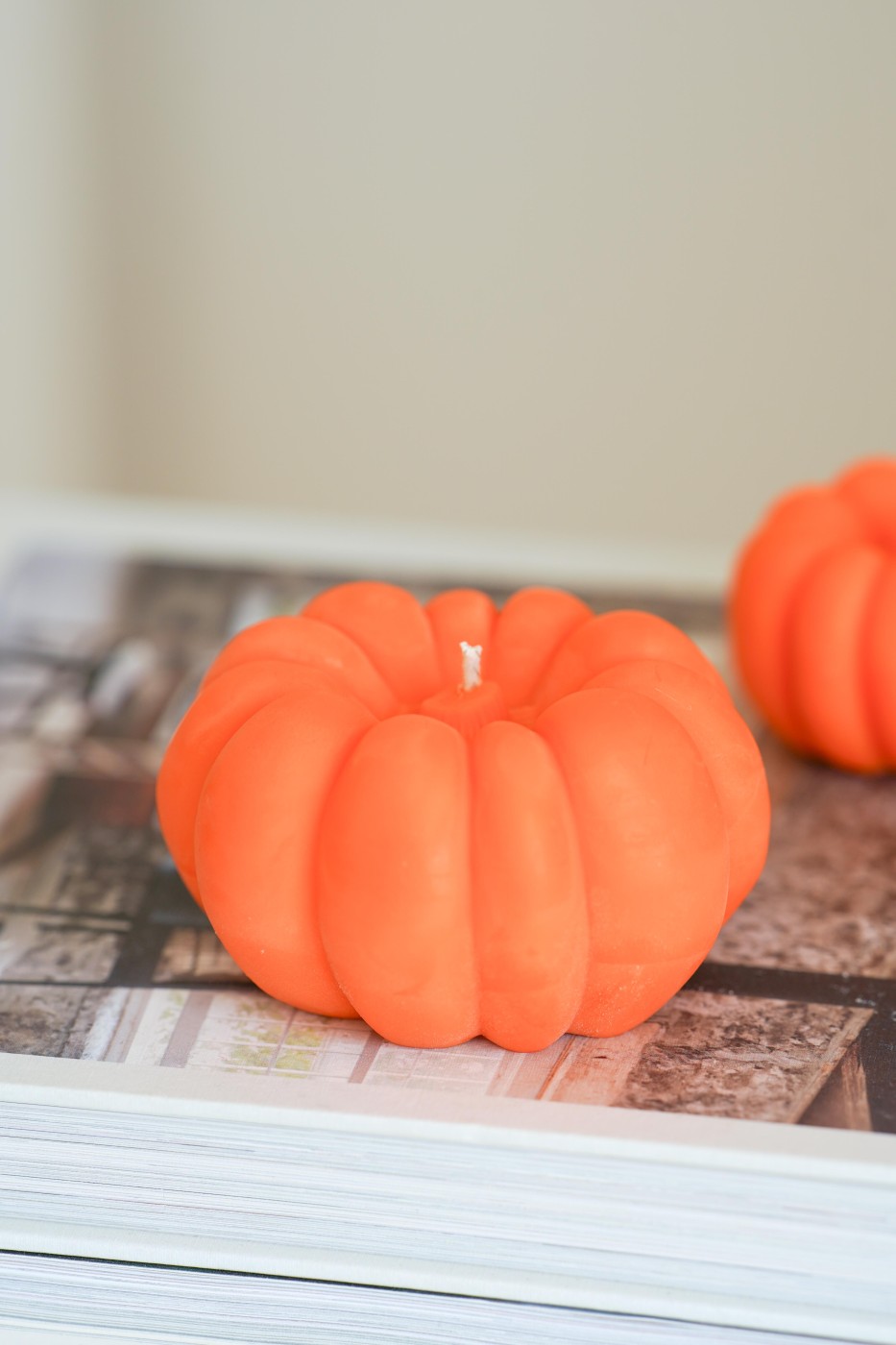 Decorative pumpkin | Soy decorative candle – fotografie 6