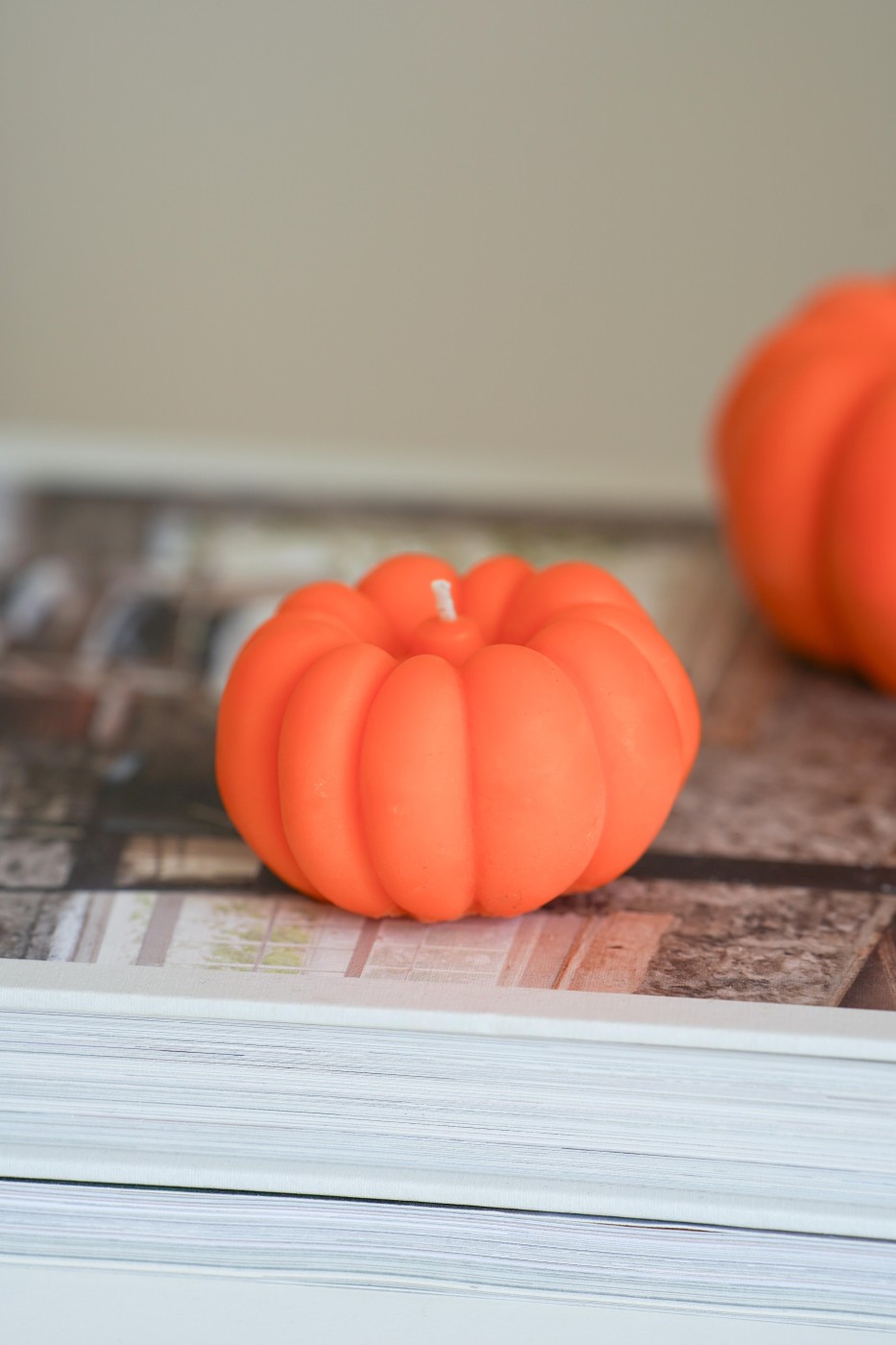 Decorative pumpkin | Soy decorative candle – fotografie 5