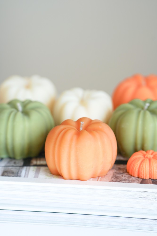 Decorative pumpkin | Autumn decorative candle