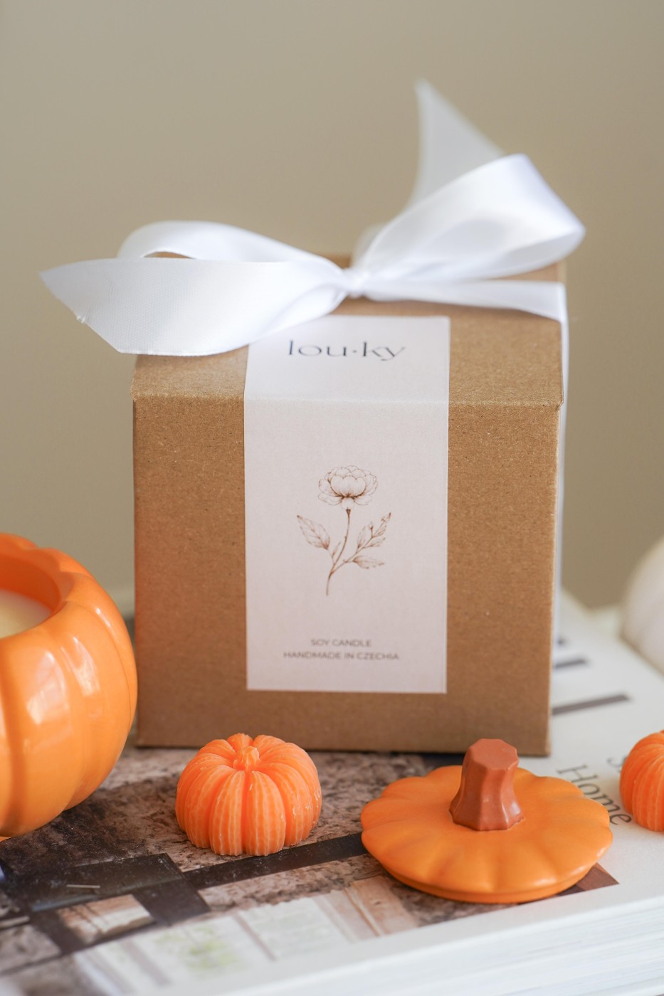 Pumpkin Glow | Scented Soy Candle – fotografie 5