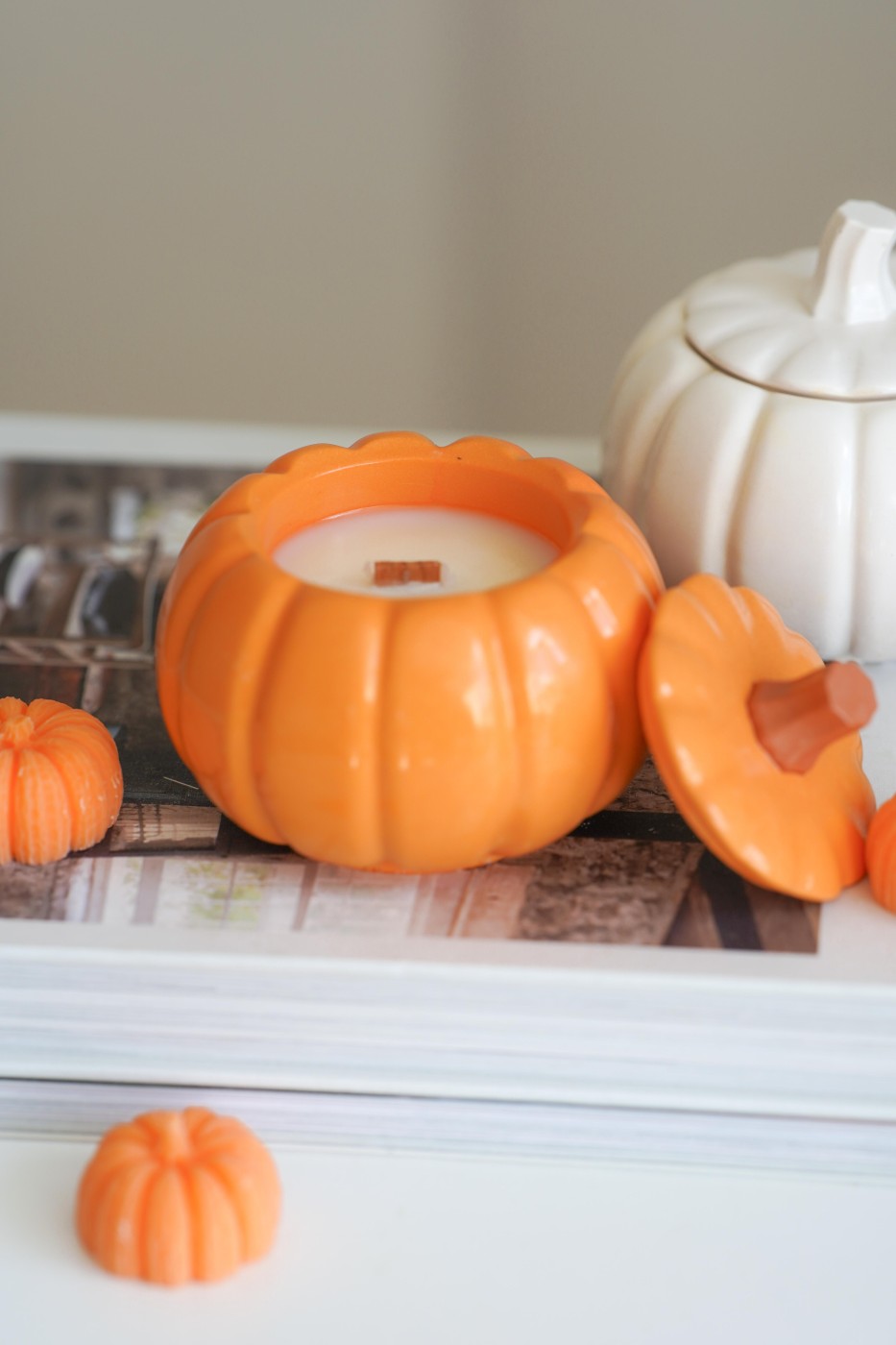 Pumpkin Glow | Scented Soy Candle – fotografie 9