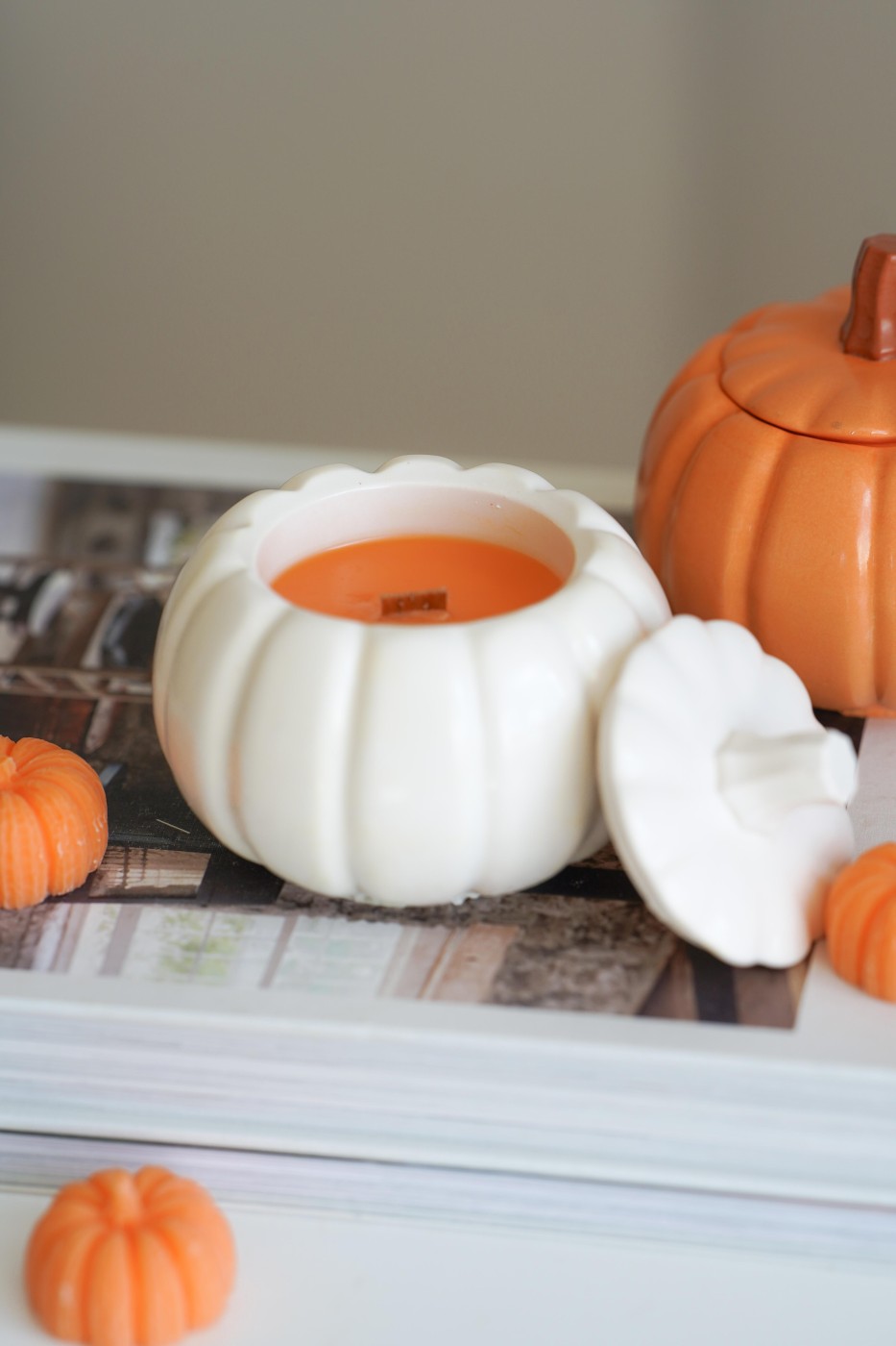 Pumpkin Glow | Scented Soy Candle – fotografie 7