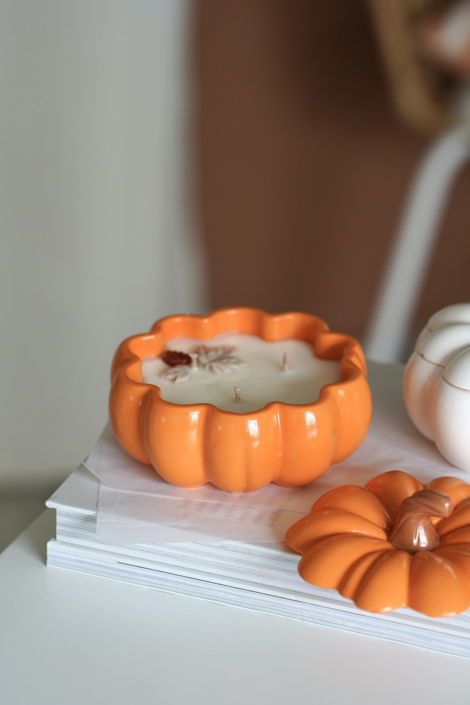 Spiced Pumpkin | Fragrant Soy Candle – fotografie 9