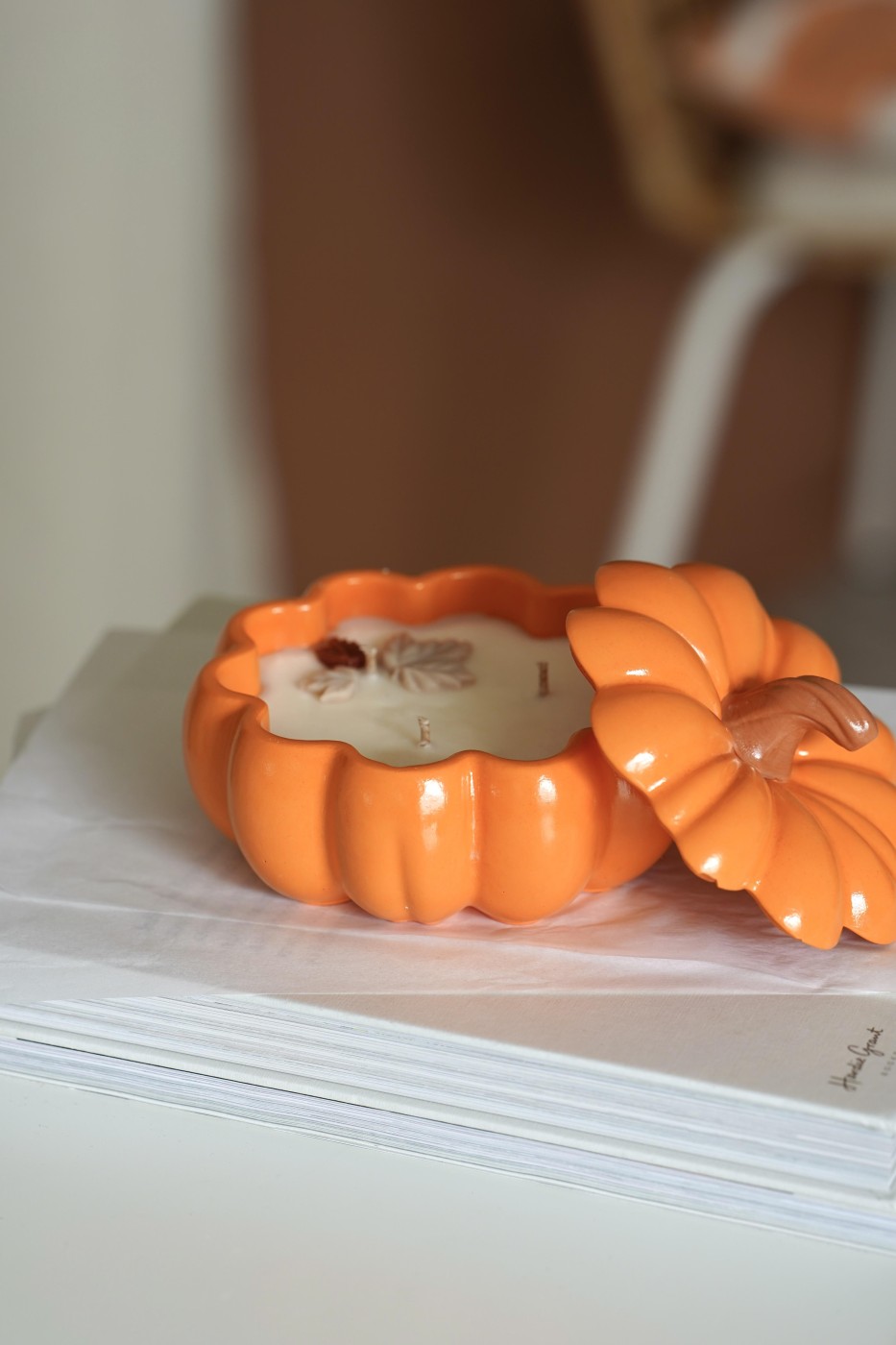 Spiced Pumpkin | Fragrant Soy Candle – fotografie 10