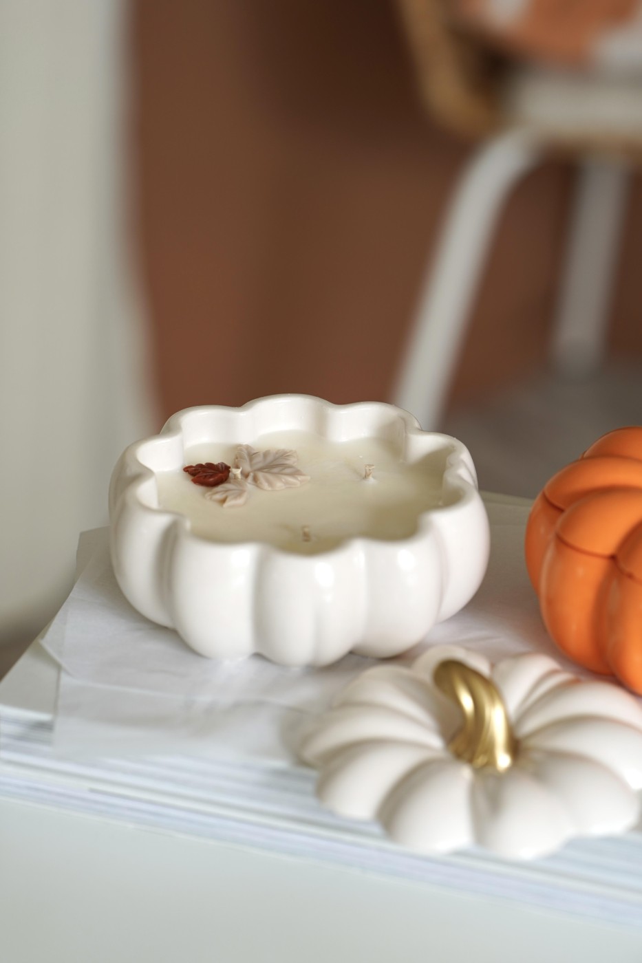 Spiced Pumpkin | Fragrant Soy Candle – fotografie 8