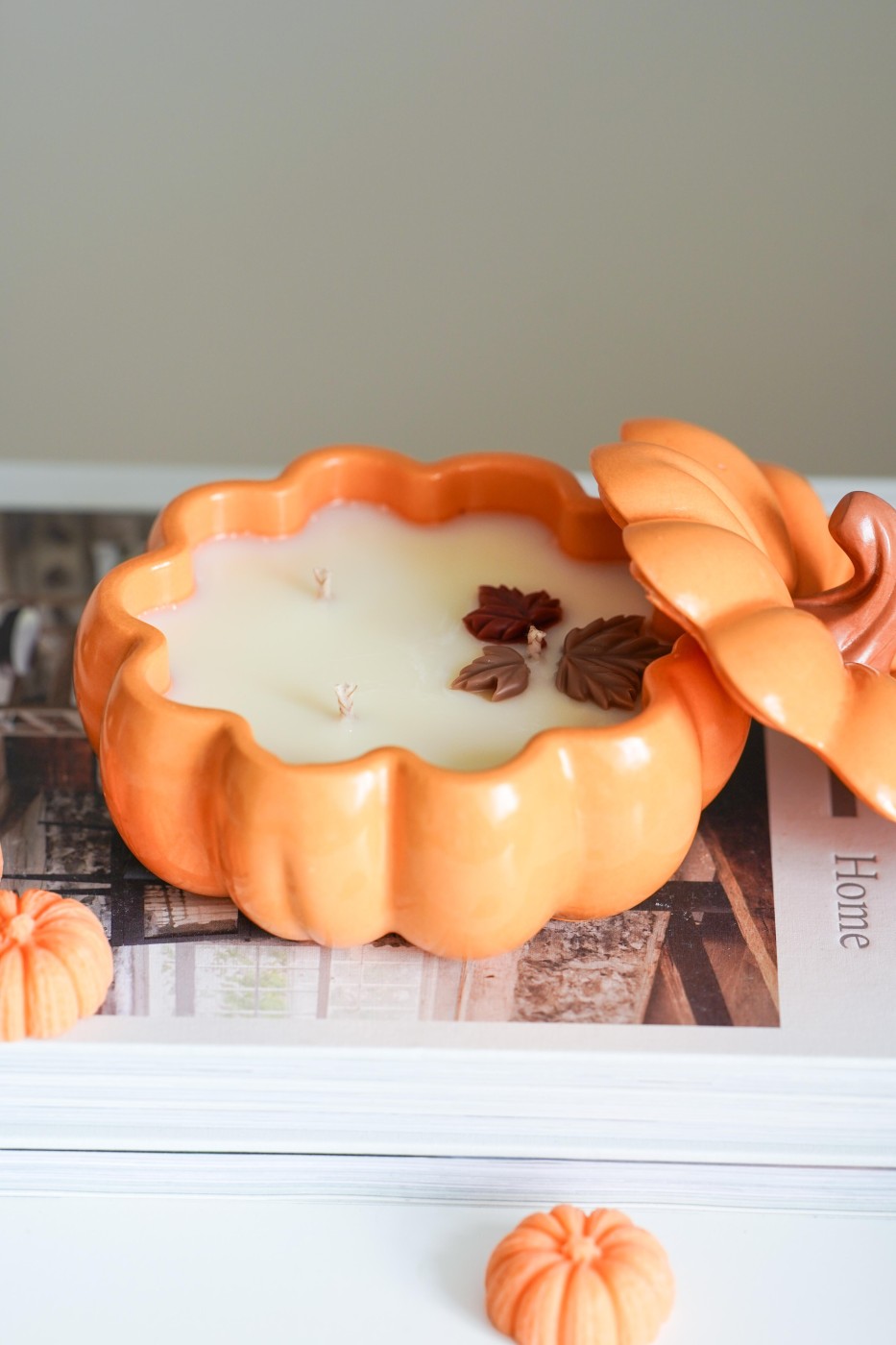 Spiced Pumpkin | Fragrant Soy Candle – fotografie 4