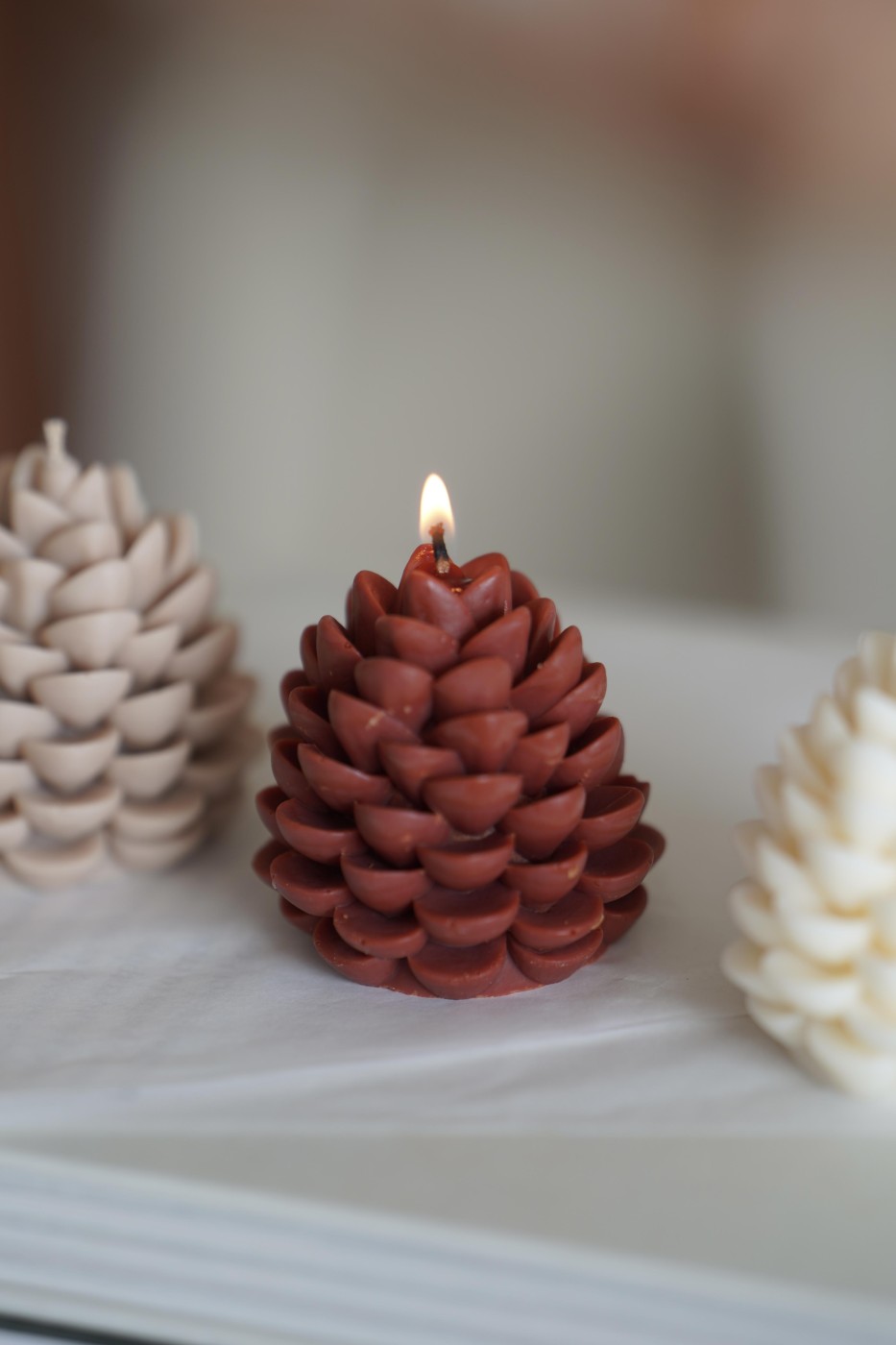 Cone | Decorative soy candle