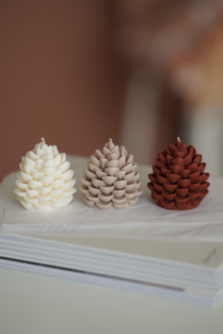 Cone | Decorative soy candle