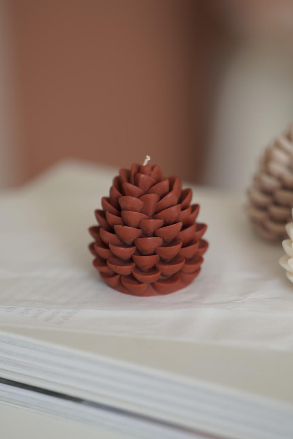 Cone | Decorative soy candle