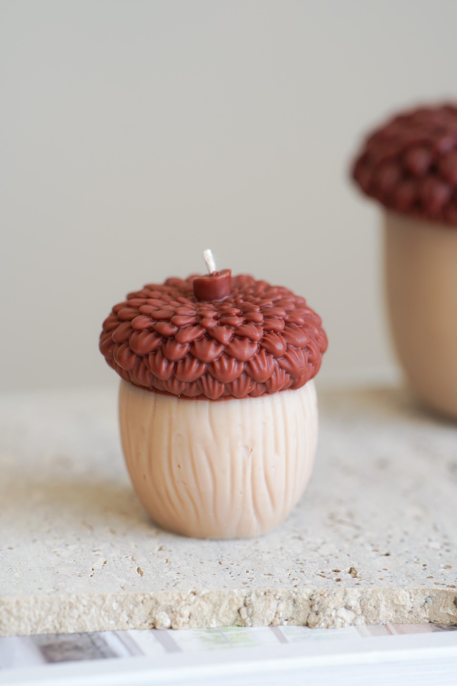 Acorns | Decorative Soy Candle – fotografie 5