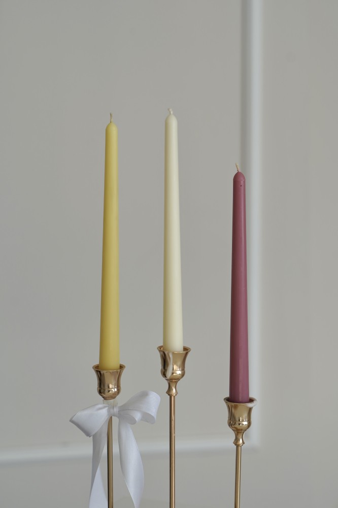 Conical soy candle Eleni