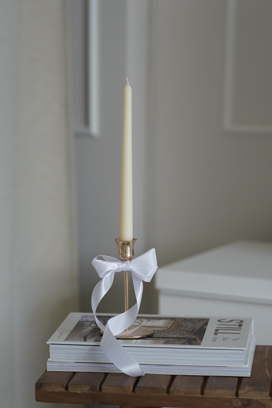 Conical soy candle Eleni