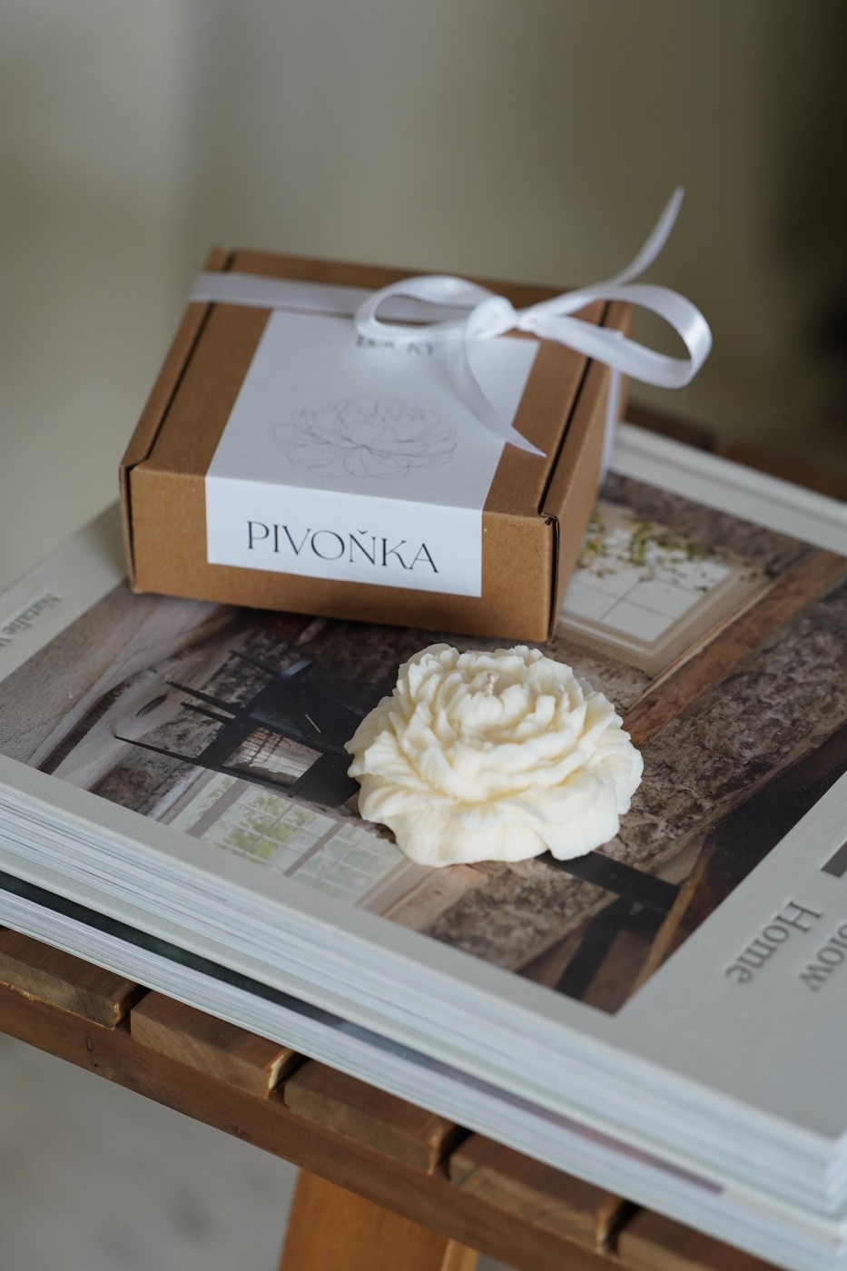 Peony | Decorative Soy Candle