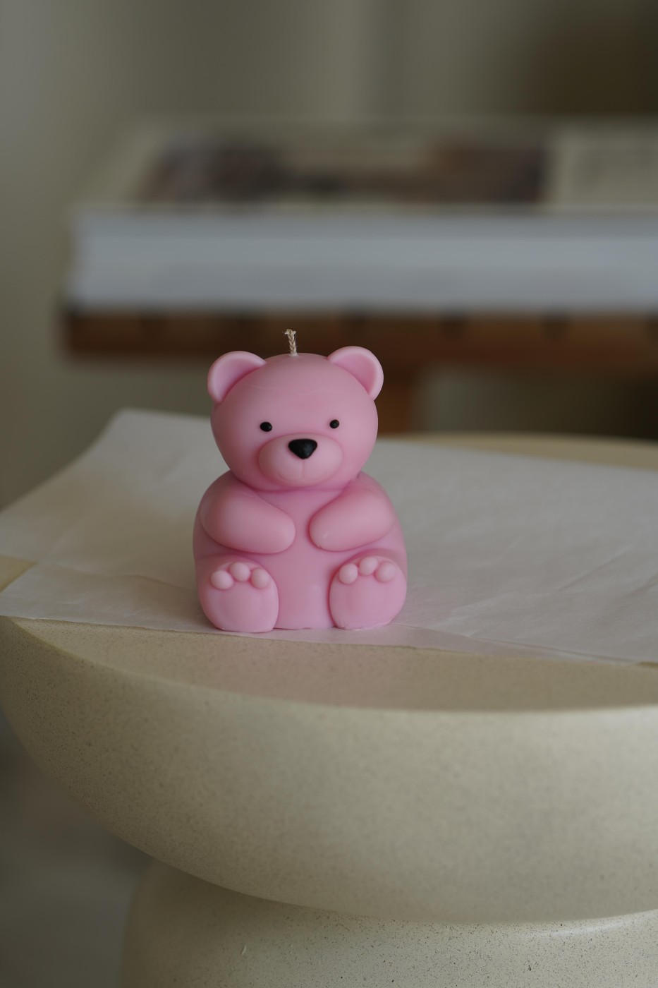 Teddy Bear Brumlík | Cute decorative candle