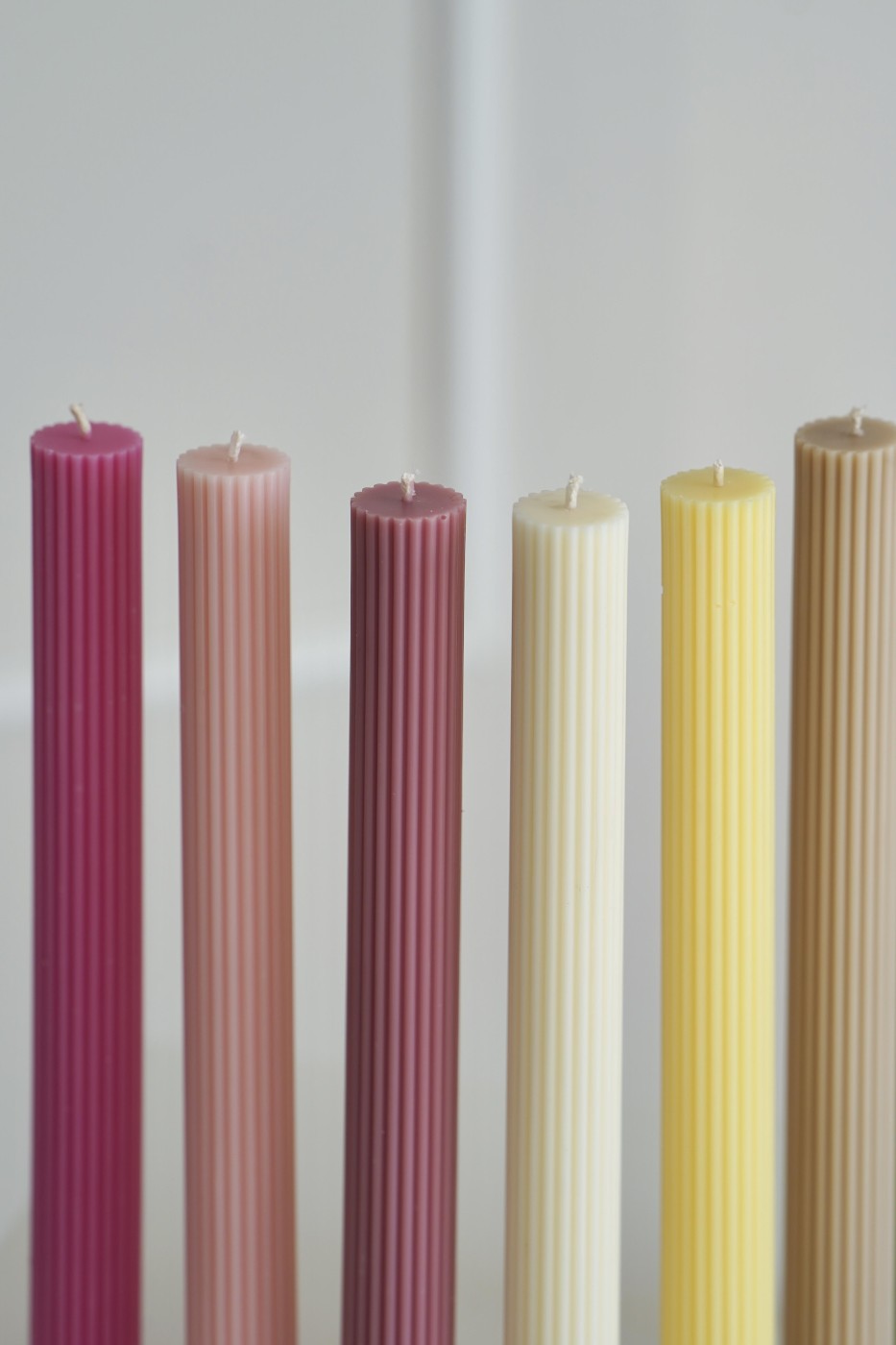 Ribbed soy candle Thea