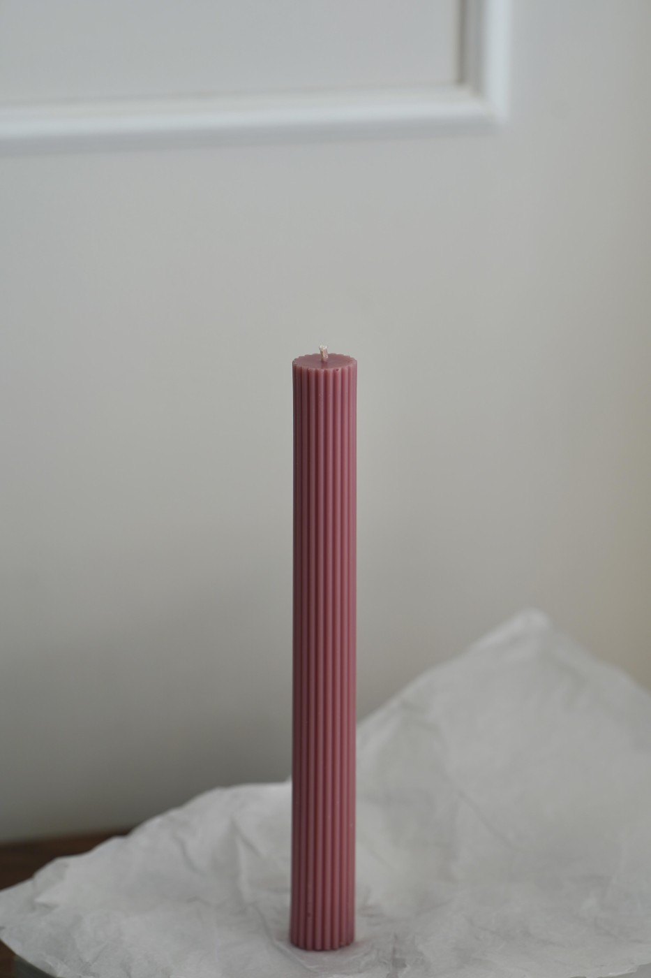 Ribbed soy candle Thea