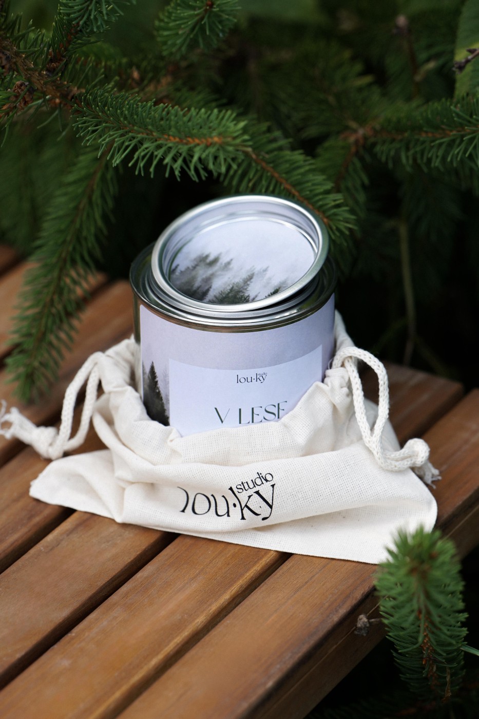 In the forest | Fragrant soy candle