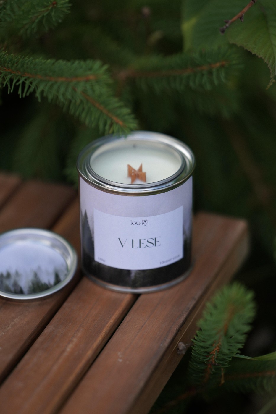 In the forest | Fragrant soy candle