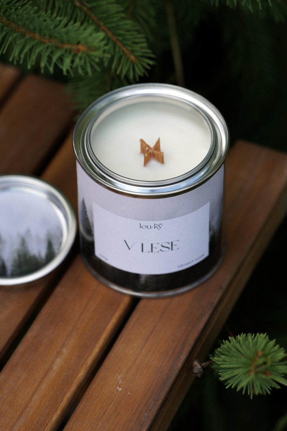 In the forest | Fragrant soy candle