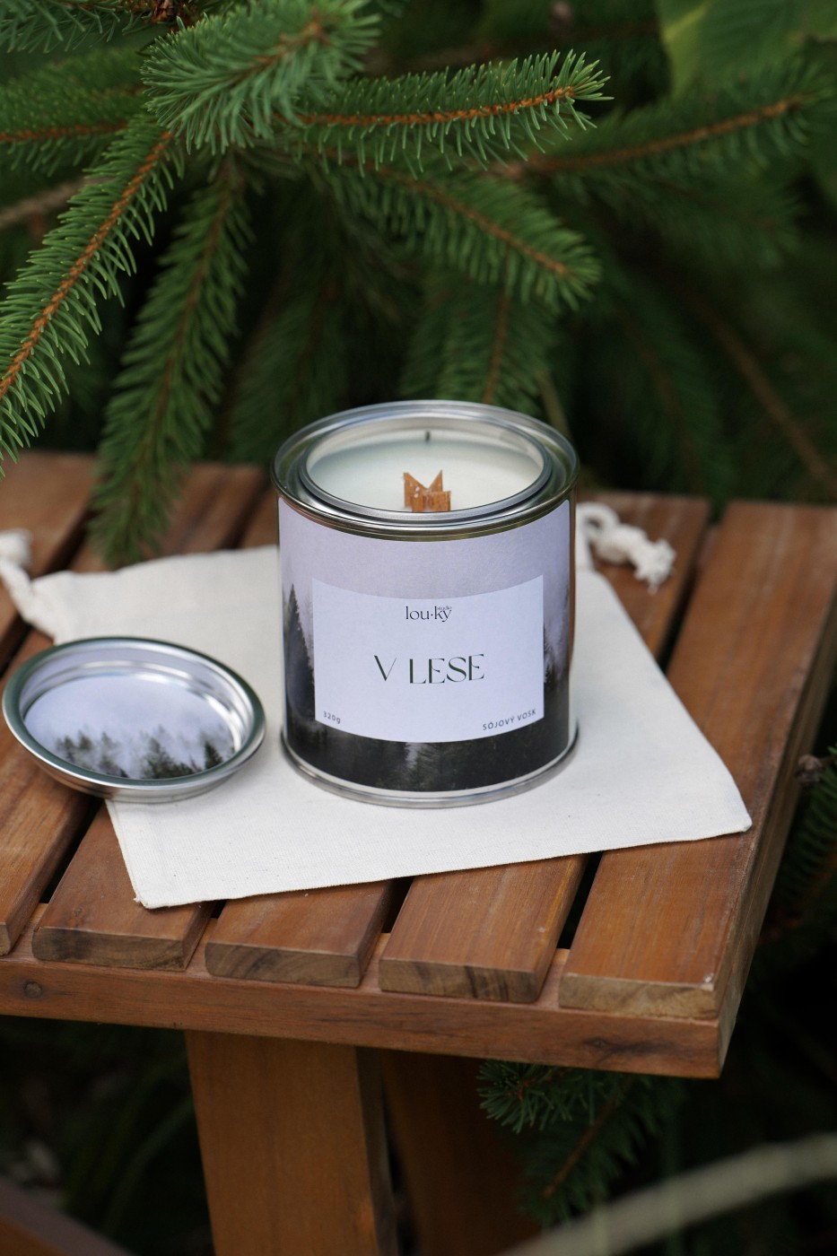 In the forest | Fragrant soy candle