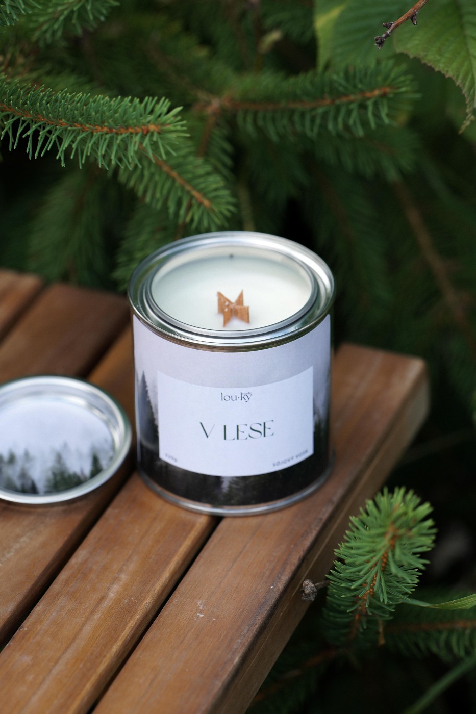 In the forest | Fragrant soy candle