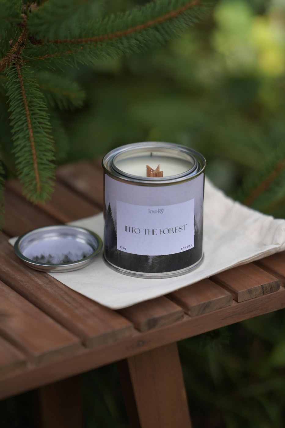In the forest | Fragrant soy candle