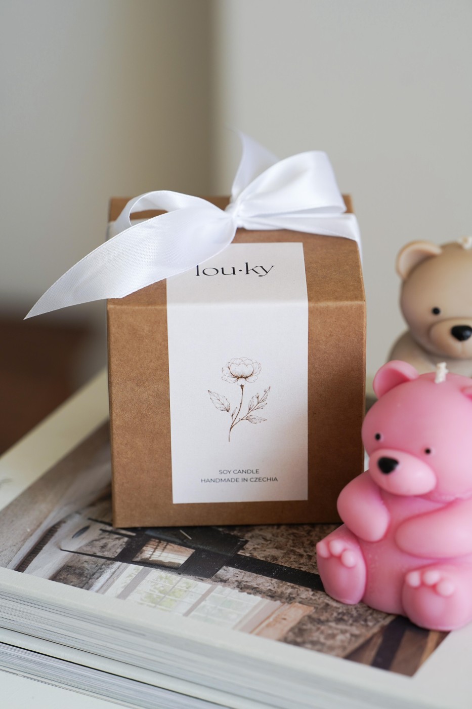Teddy Bear Brumlík | Cute decorative candle