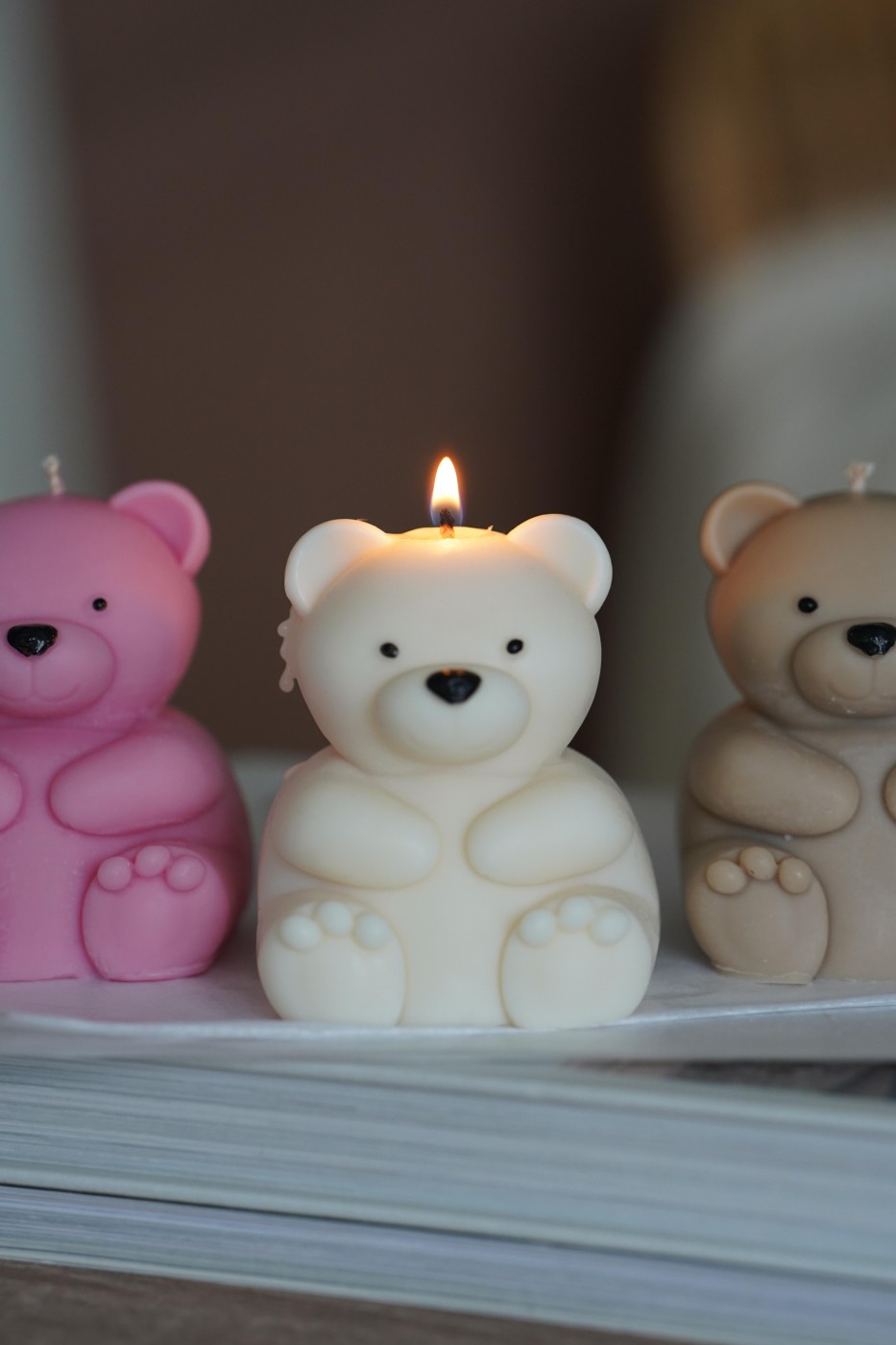 Teddy Bear Brumlík | Cute decorative candle