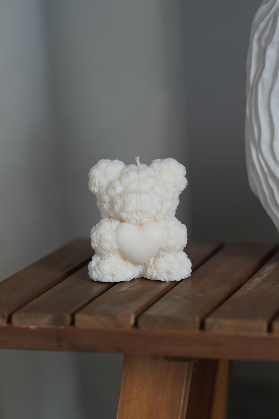 Teddy Bear with a Heart | Valentine's Soy Candle
