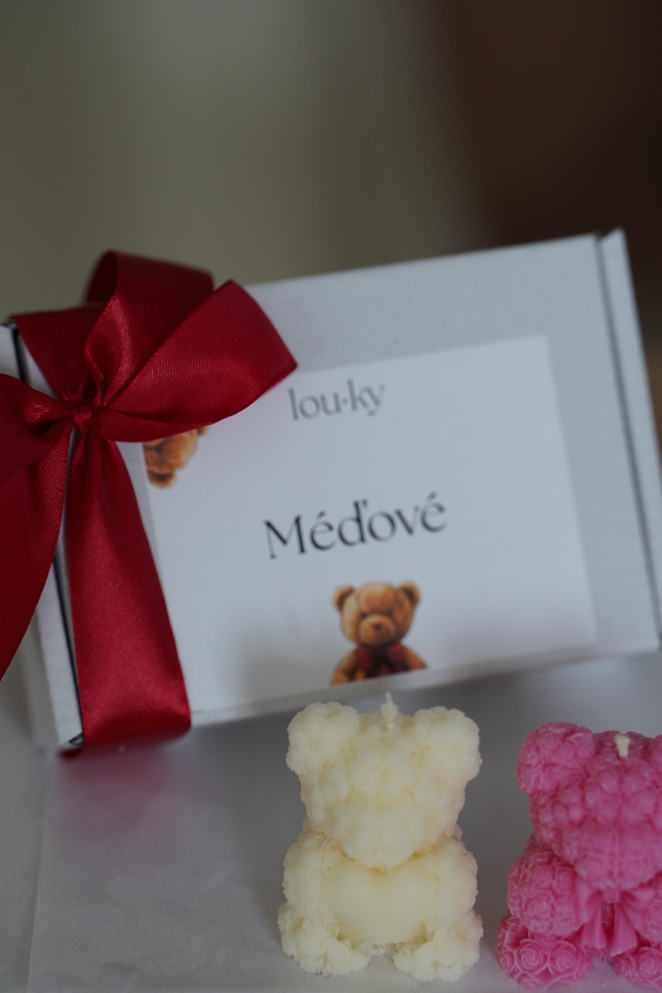 Teddy Bear Set | Gift Set of Candles