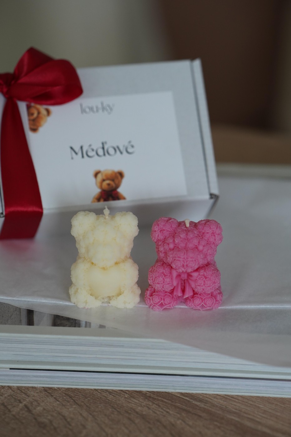 Teddy Bear Set | Gift Set of Candles