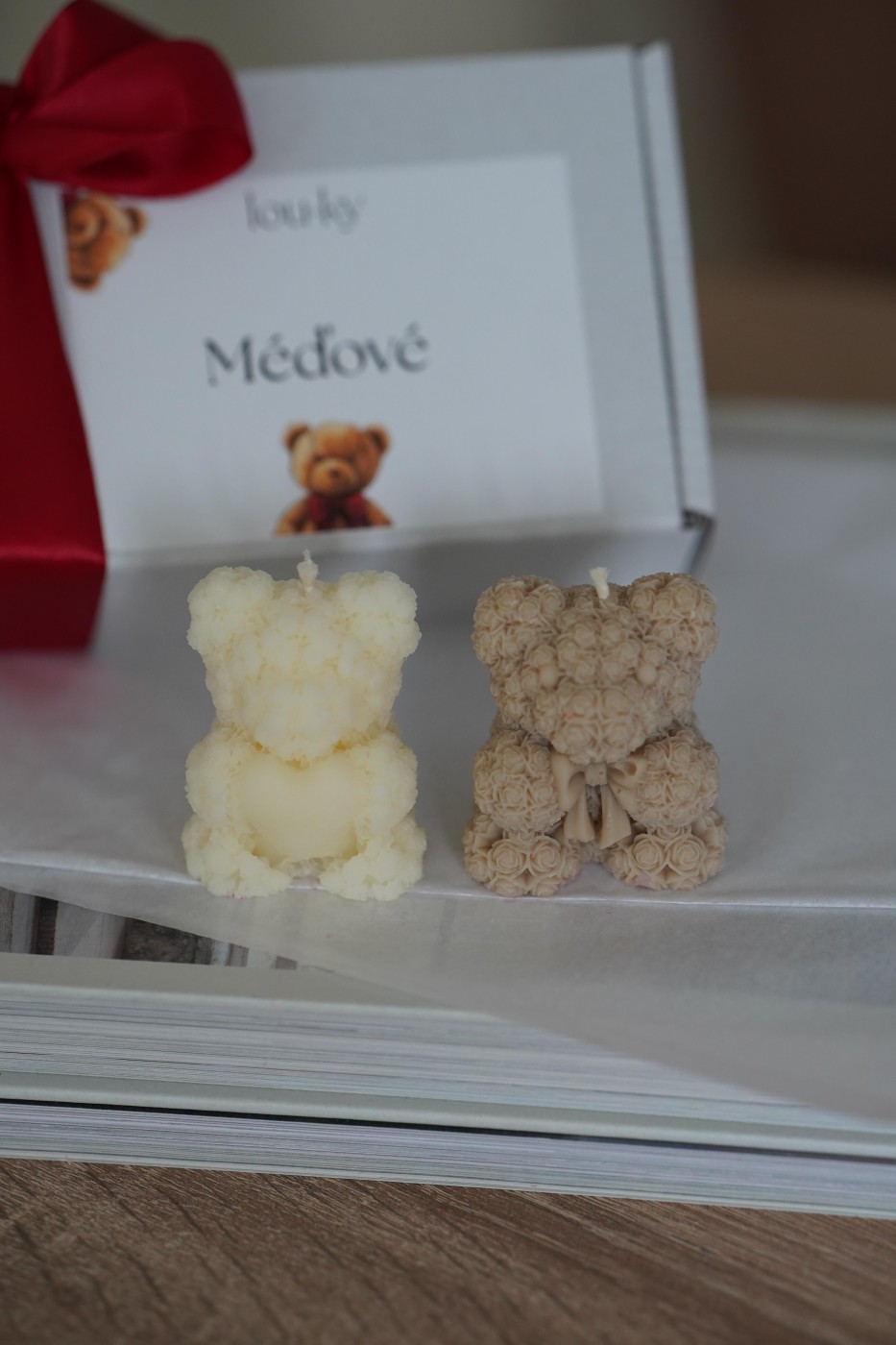 Teddy Bear Set | Gift Set of Candles