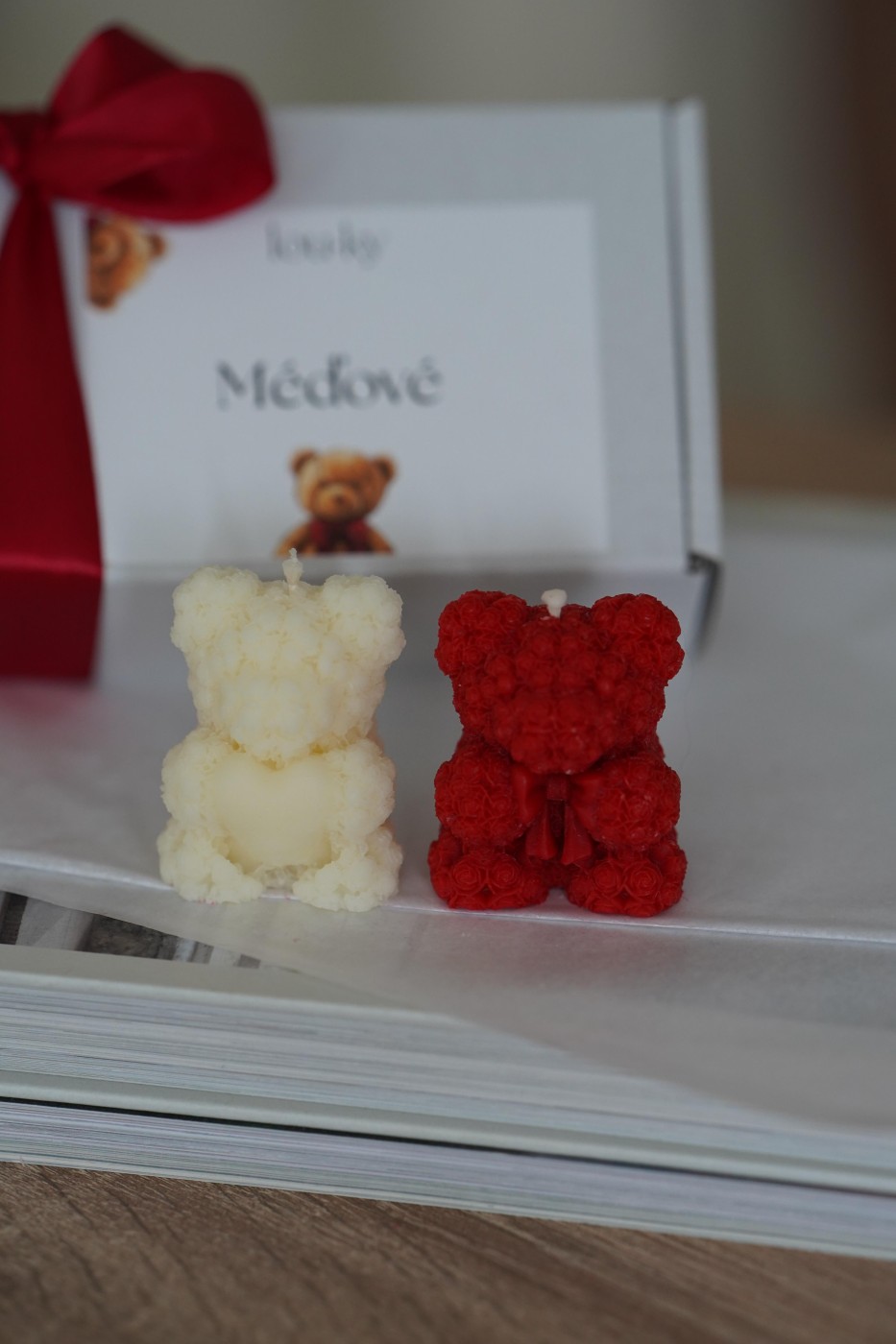 Teddy Bear Set | Gift Set of Candles