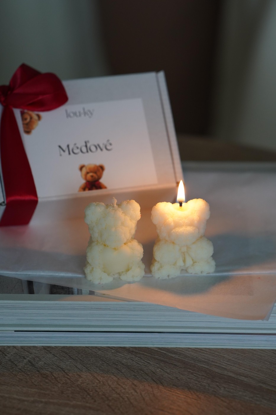 Teddy Bear Set | Gift Set of Candles