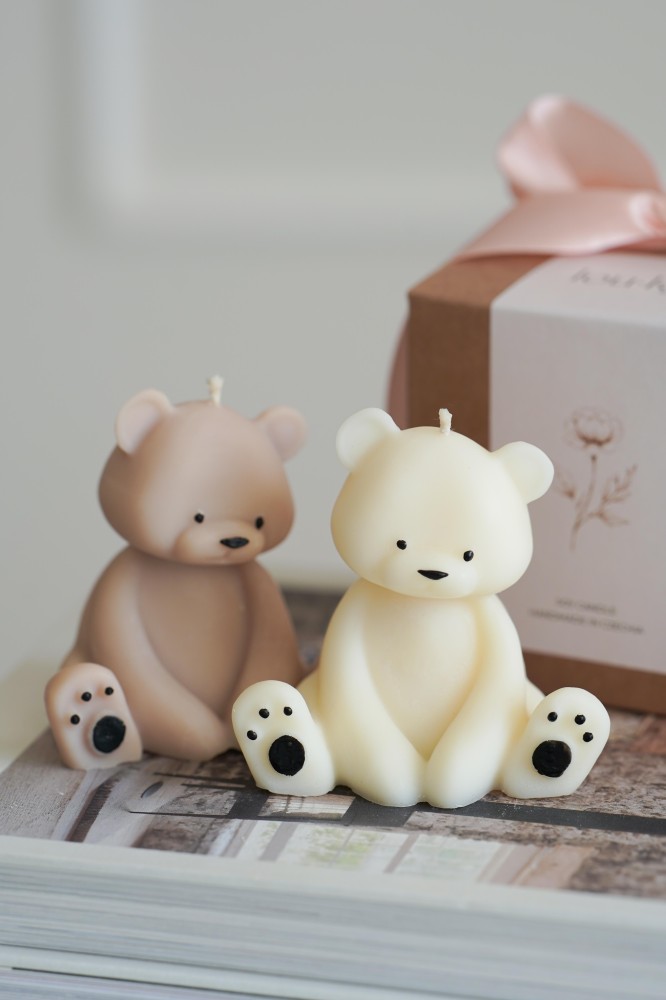 Cute teddy bear | Decorative candle