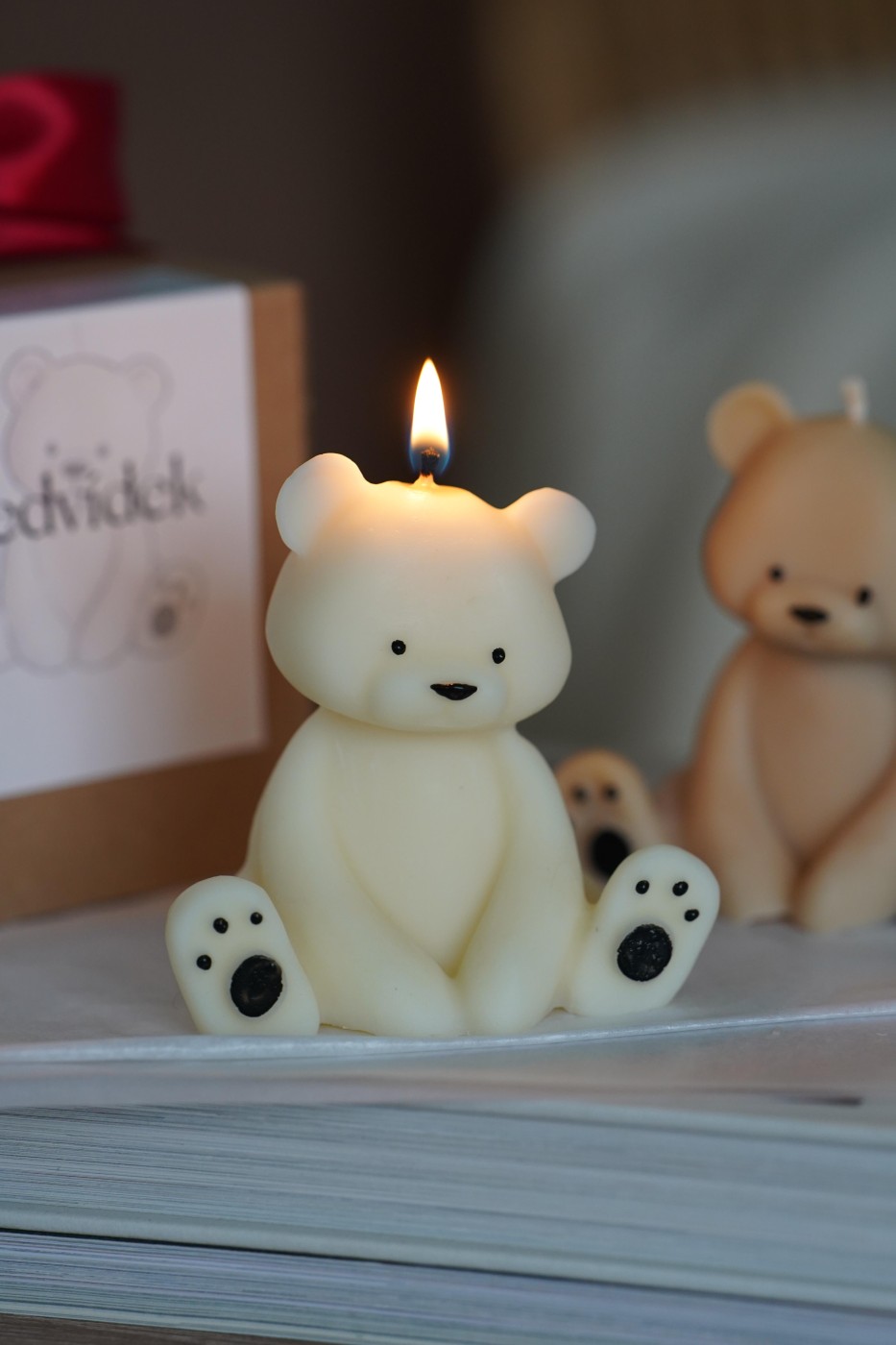 Cute teddy bear | Decorative candle