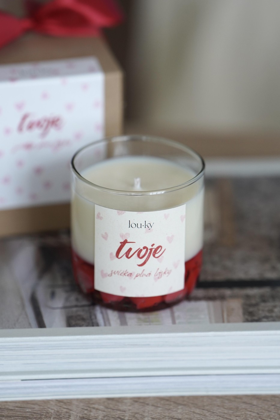 Your candle full of love | Scented soy candle