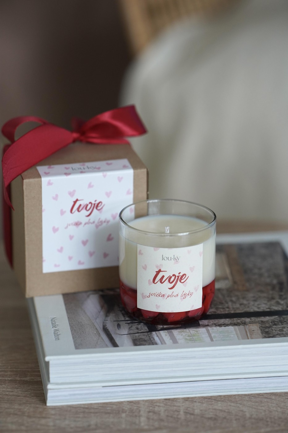 Your candle full of love | Scented soy candle
