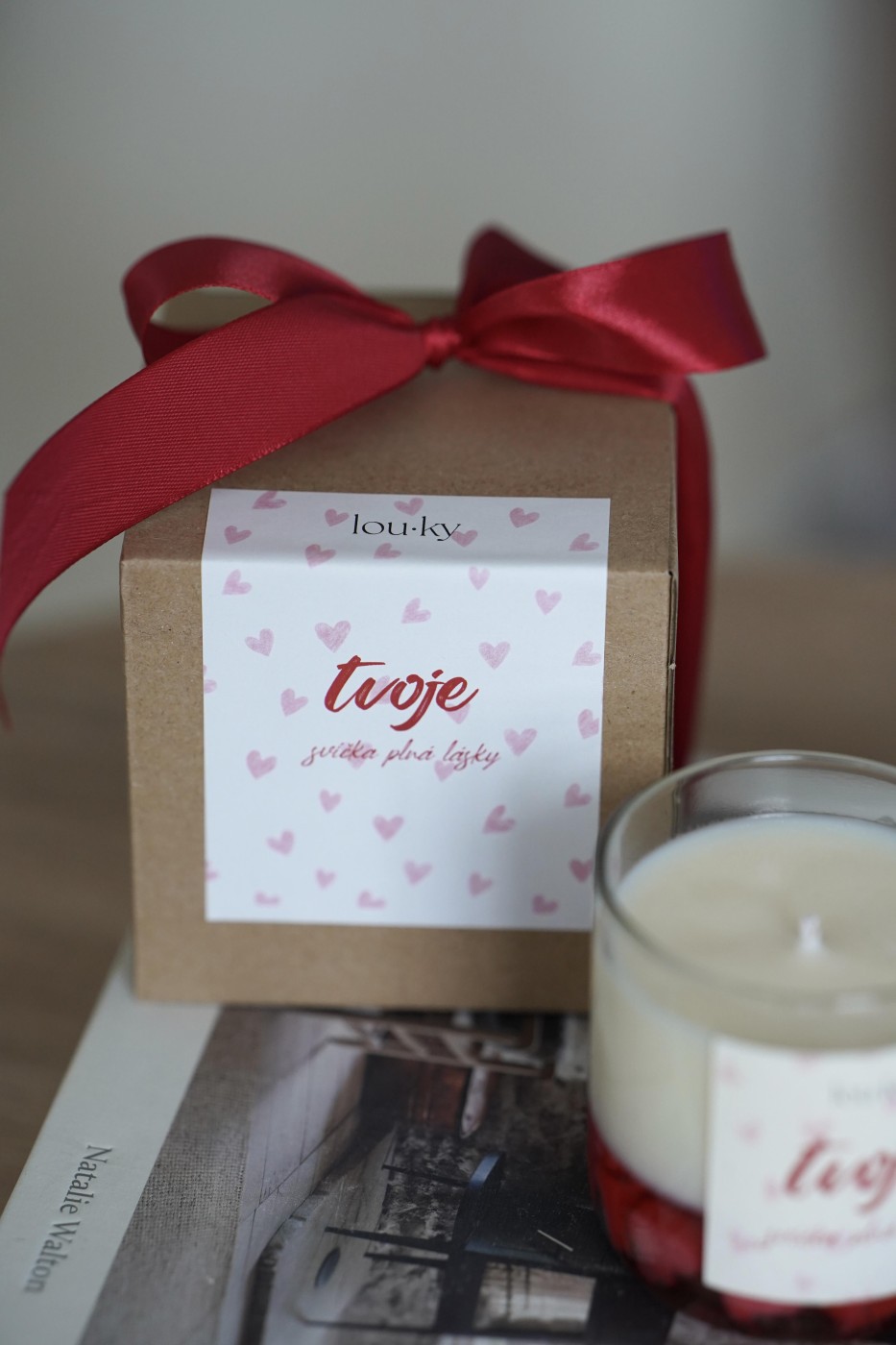 Your candle full of love | Scented soy candle
