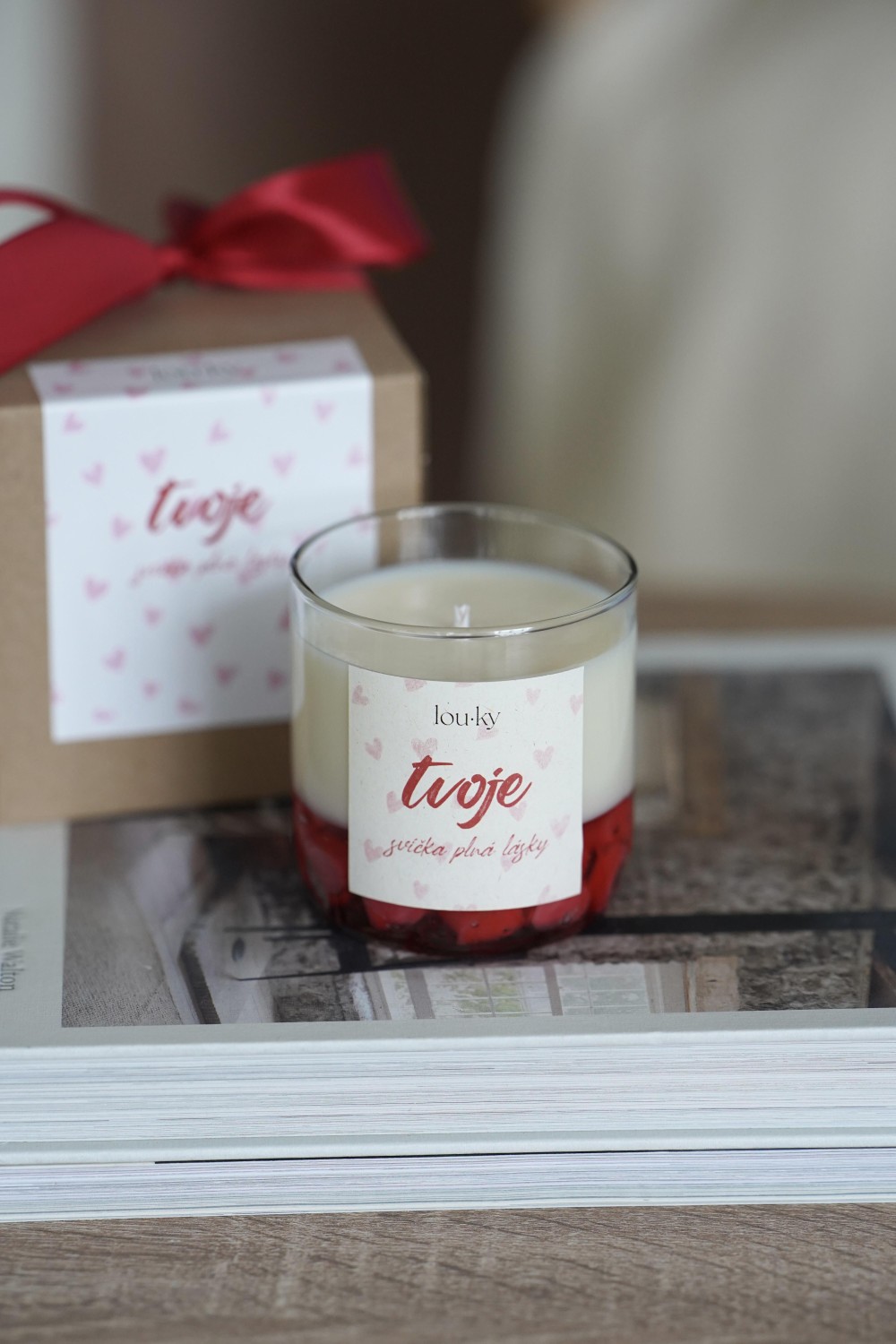 Your candle full of love | Scented soy candle