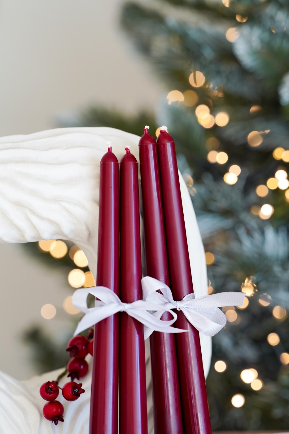 Advent set Eleni | Burgundy