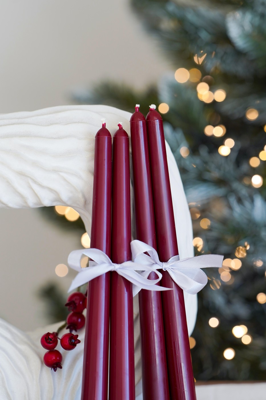 Advent set Eleni | Burgundy – fotografie 4