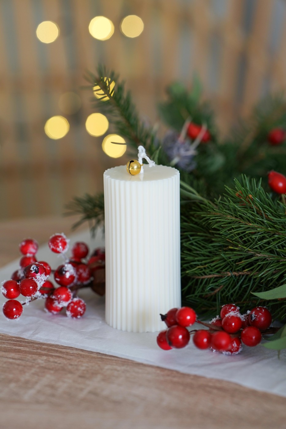 Advent candle set | Amari white – fotografie 6
