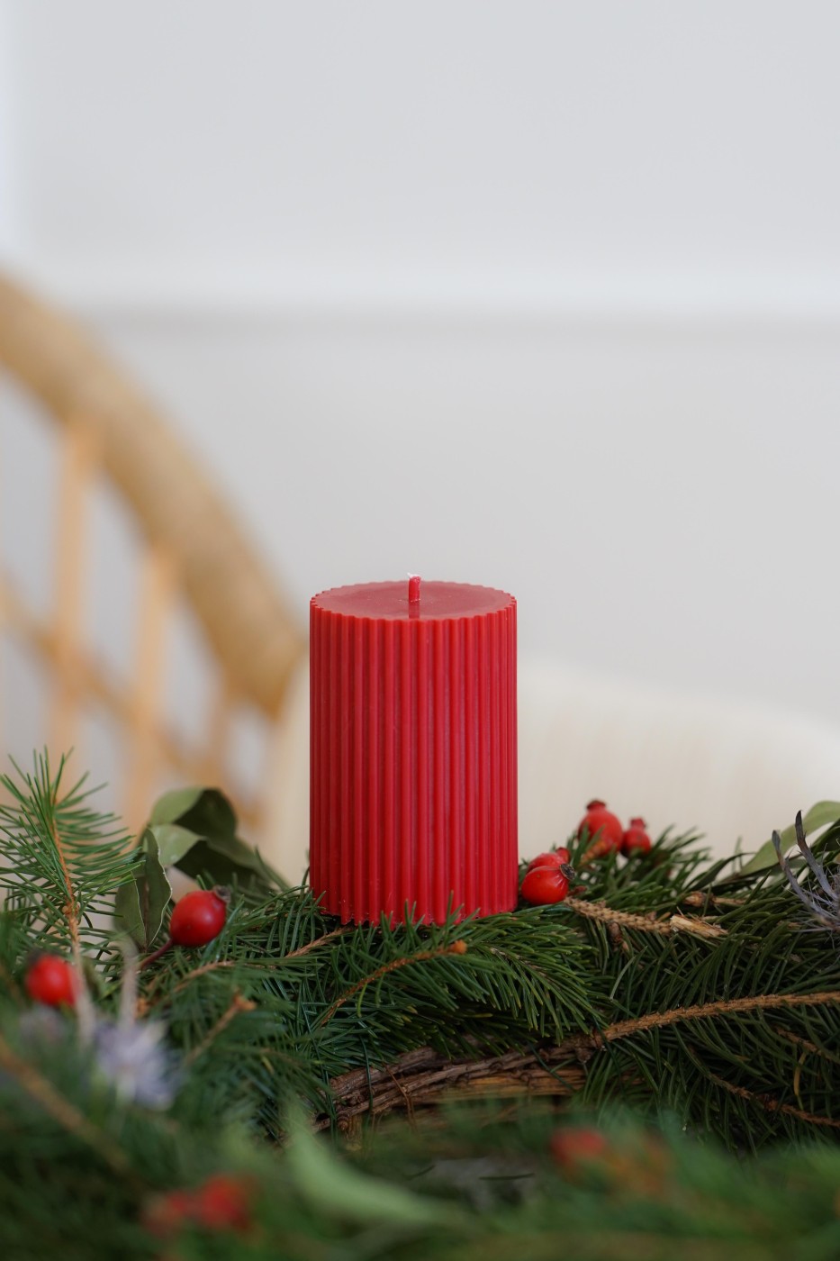 Advent candle set | Amari red – fotografie 7